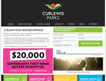 Tablet Screenshot of curlewisparks.com.au